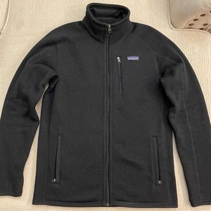 Like-New Patagonia Full-Zip Jacket/Sweater. Size is Small. Color is Black.